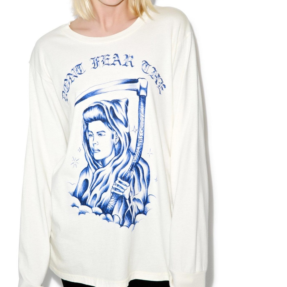 UNIF Don't Fear the Reaper Long Sleeve Tee - M